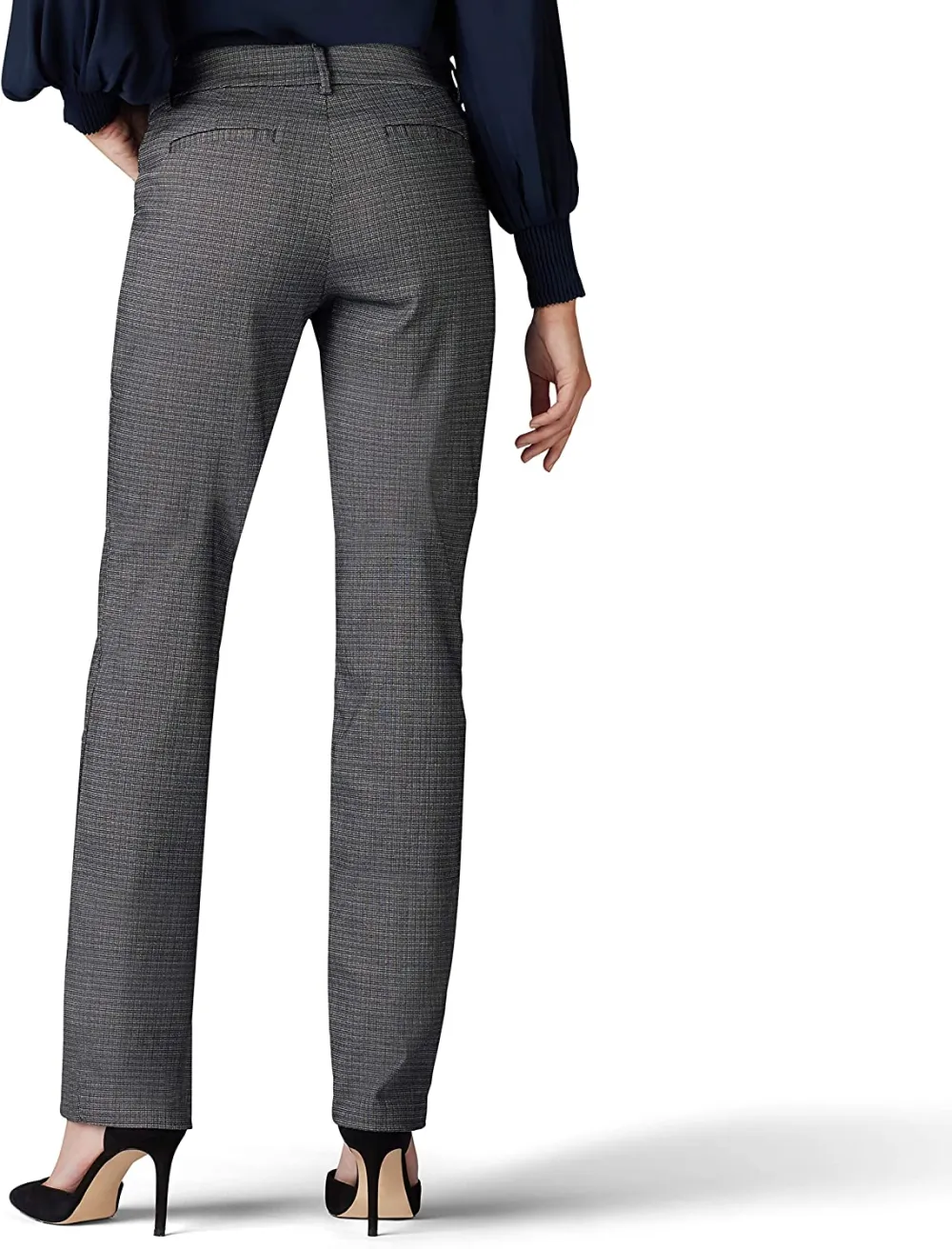 Women's Wrinkle Free Relaxed Fit Straight Leg Pant