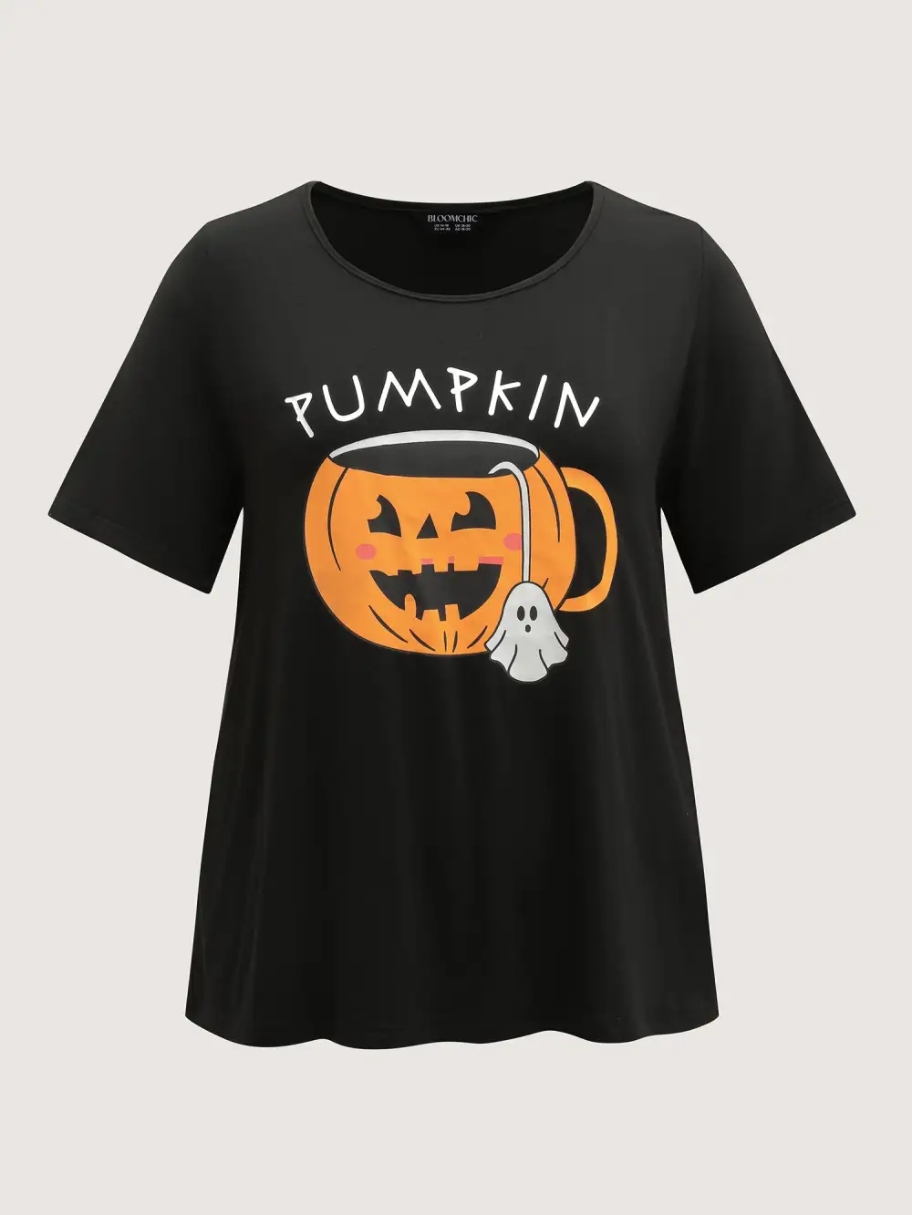 Pumpkin Ghost Contrast Loungewear Set