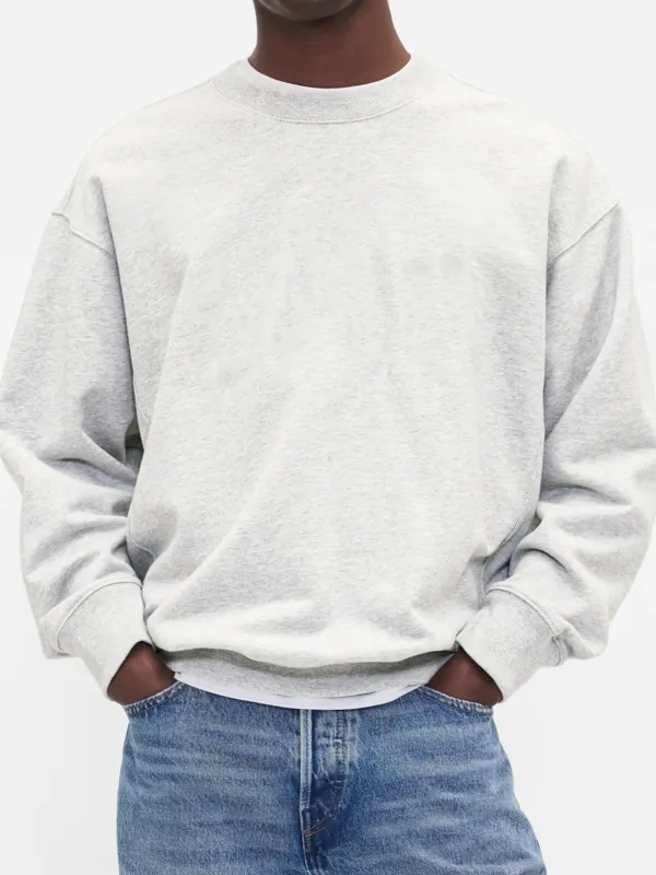 Men's Stylish Crewneck Basic Pullover Sweatershit