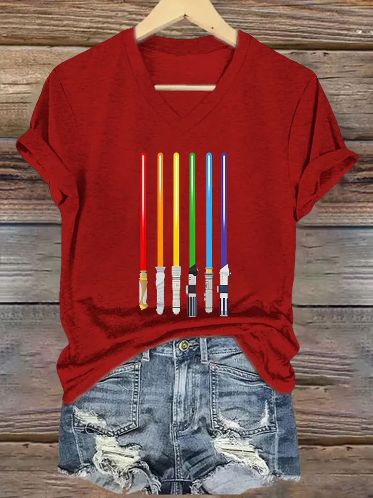 Women'S LGBT Flag Gay Pride T Shirt