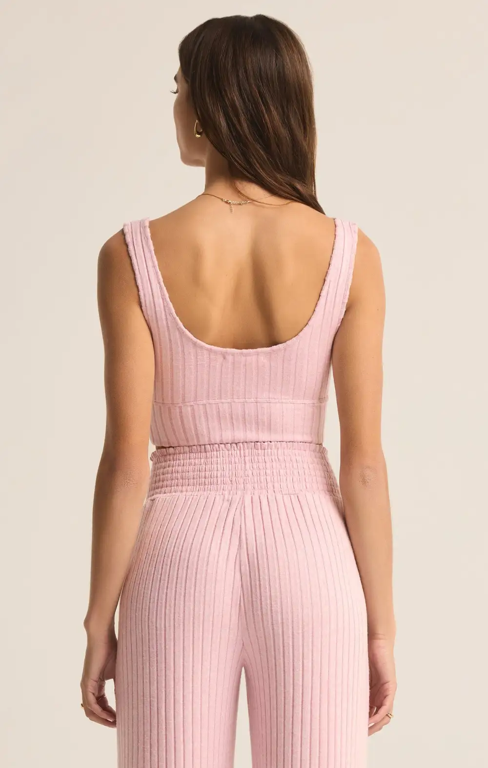 Zoe Silky Rib Tank Bra