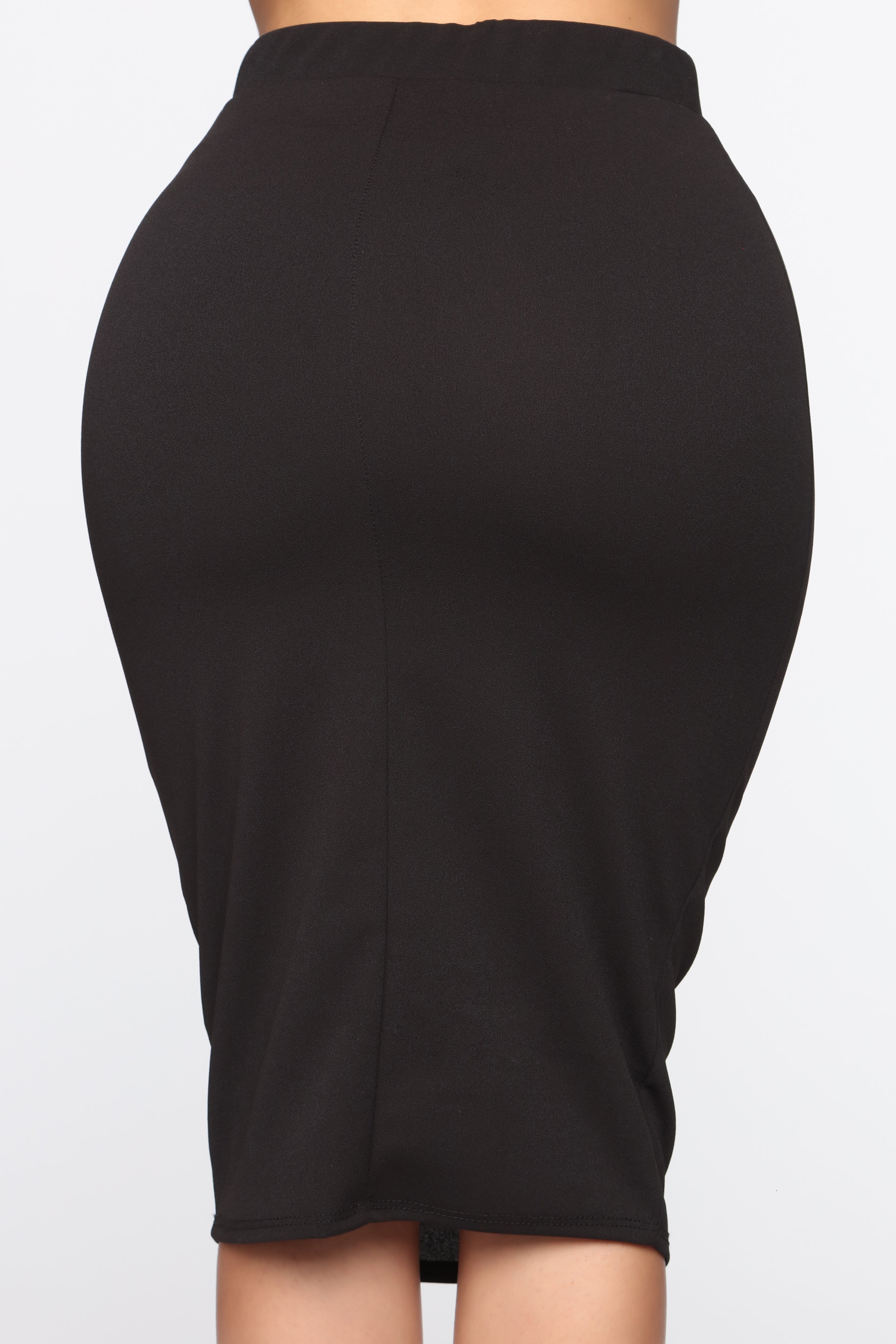 Payin' It Forward Blazer Skirt Set - Black