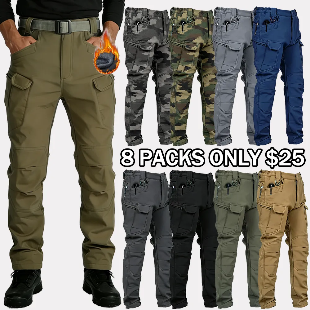 Men's Windproof & Warm Outdoor Military Tactical Pants