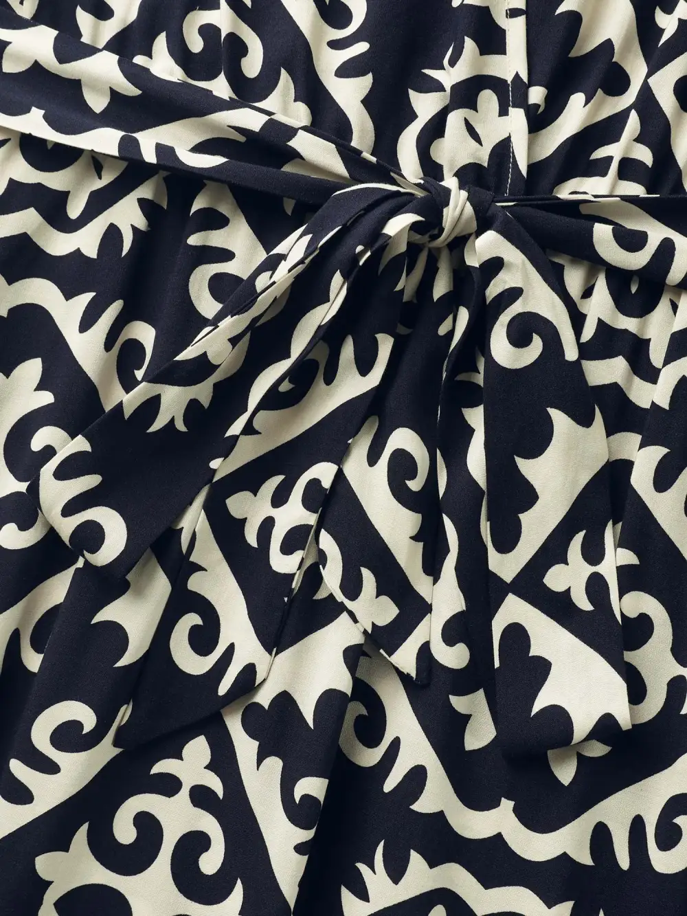 Boho Print Side Tie Maxi Dress