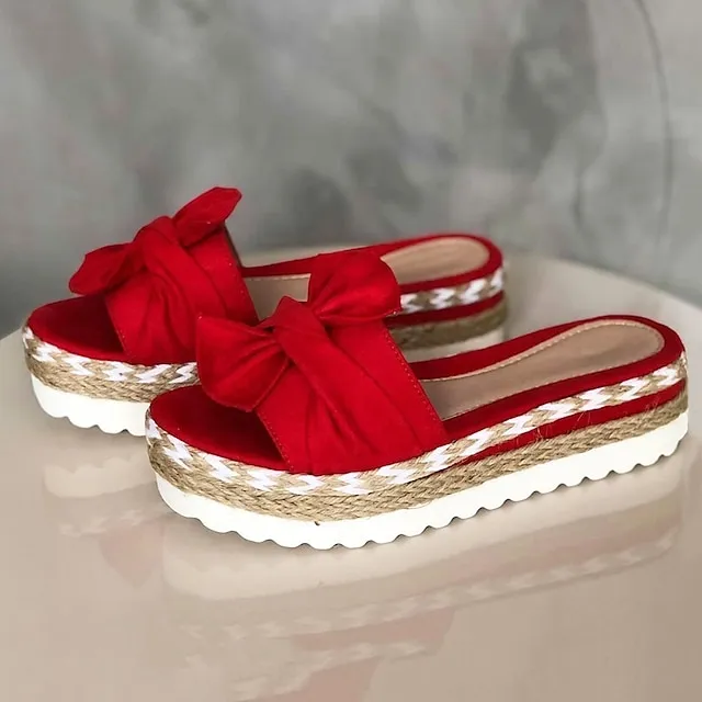 Women's Sandals Slippers Boho Bohemia Beach Espadrilles Platform Sandals Outdoor Daily