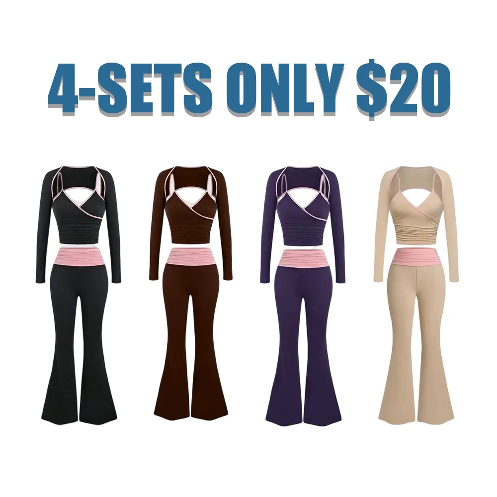 Women's Sporty Casual Three-piece Outfits