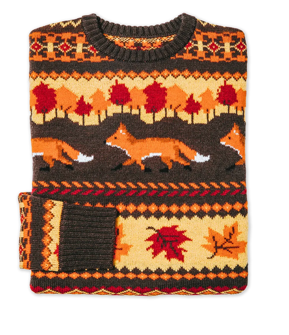 The Fox and Foliage Sweater
