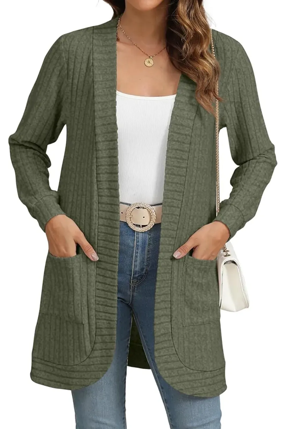 ⚡ONLY TODAY ⚡Women Long Sleeve Open Front Cardigan