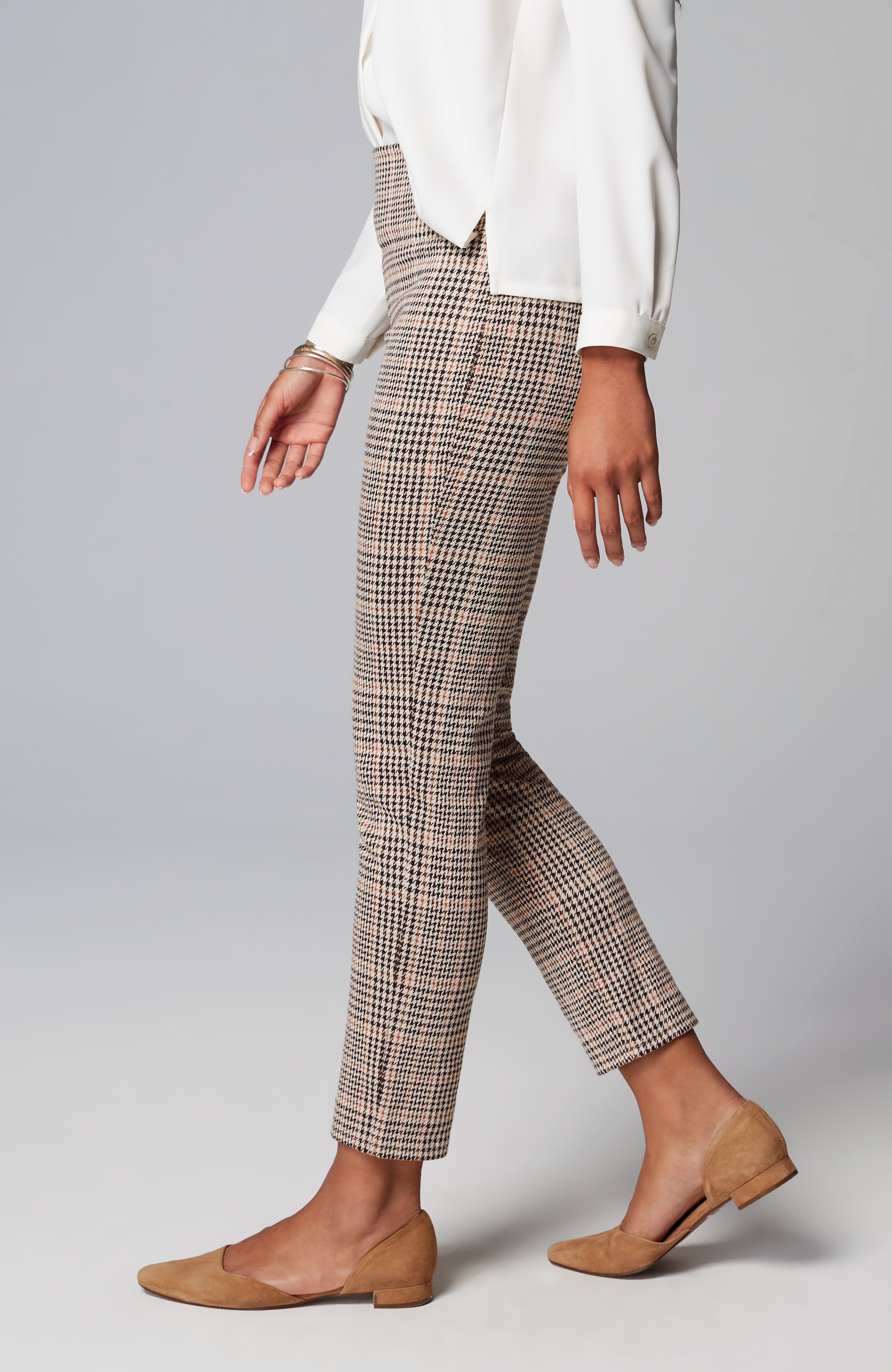 Wearever Smooth-Fit Jacquard Slim-Leg Pants