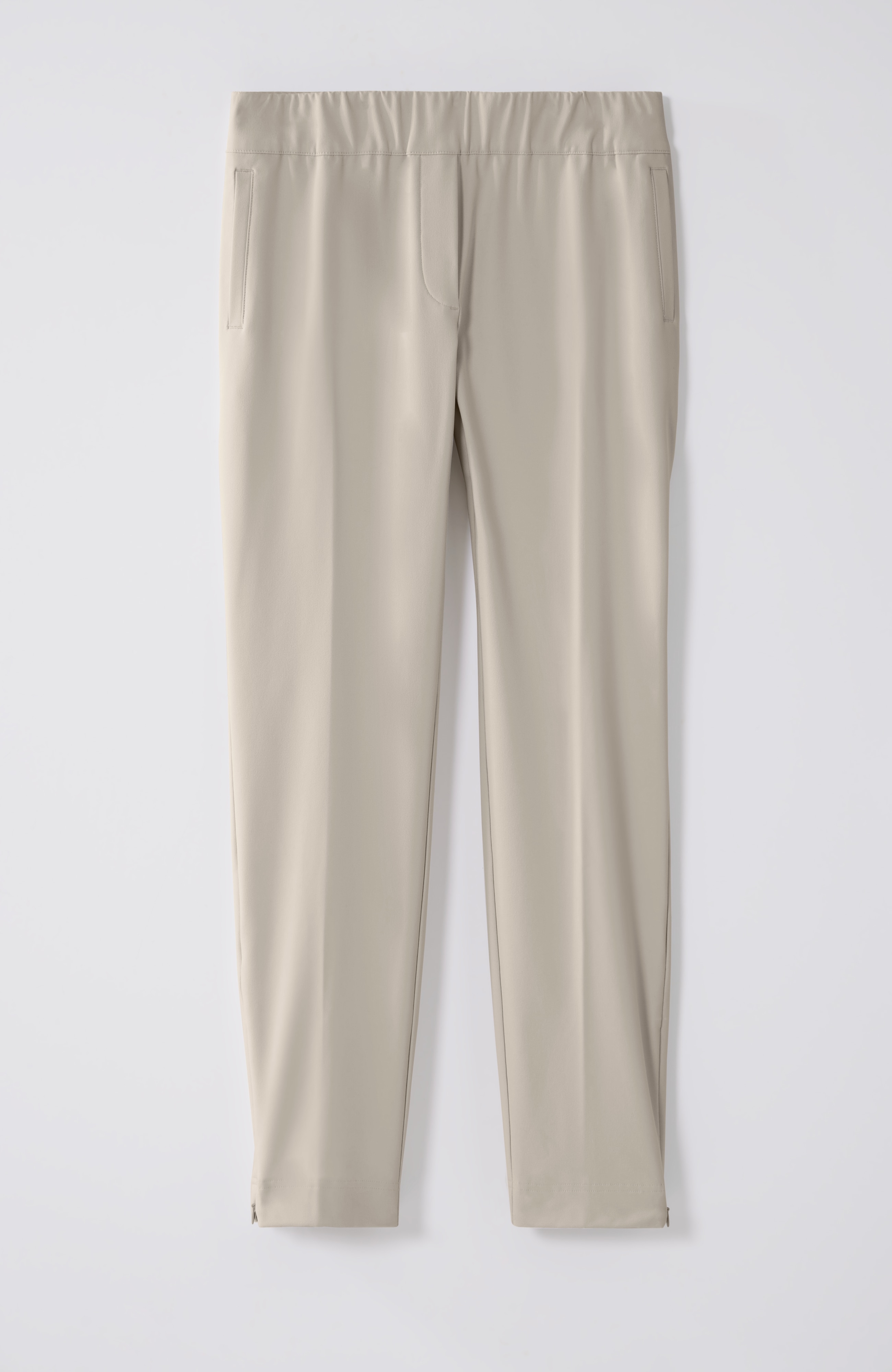 Fit Zipped-Ankle Pants