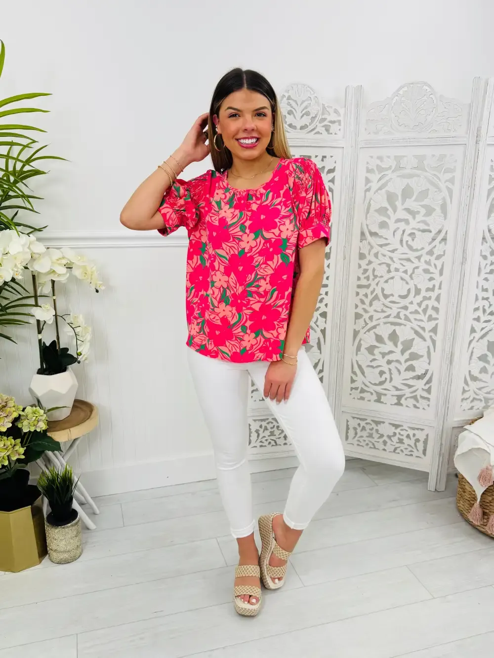 Sunday's Best Bloom Top