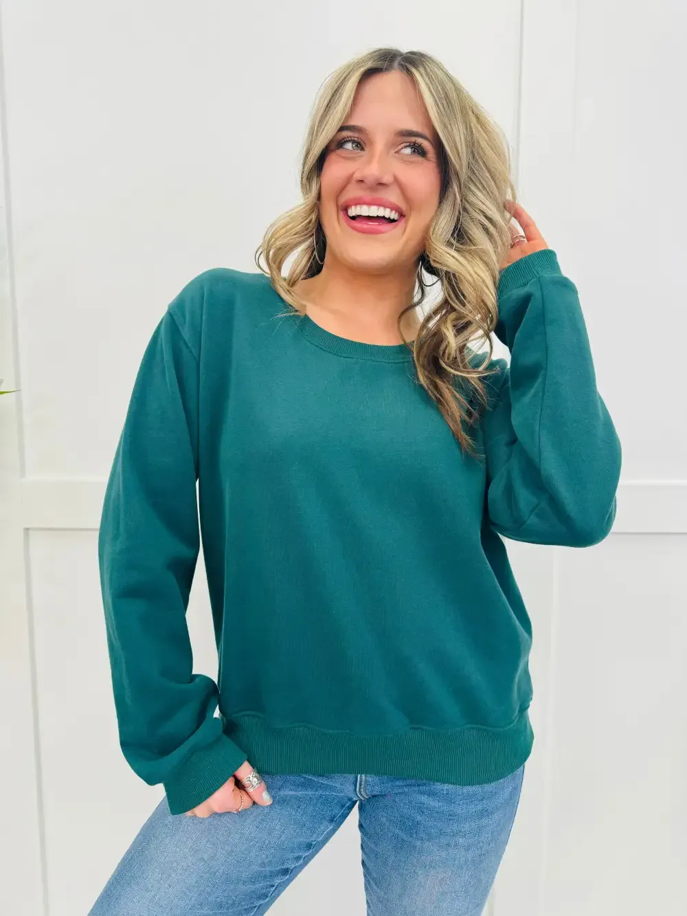 REG/CURVY MOCO Exclusive Basic Babe Pullover- Multiple Colors!
