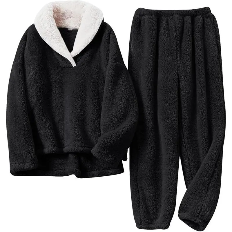 Men's Coral Fleece Pjs Set