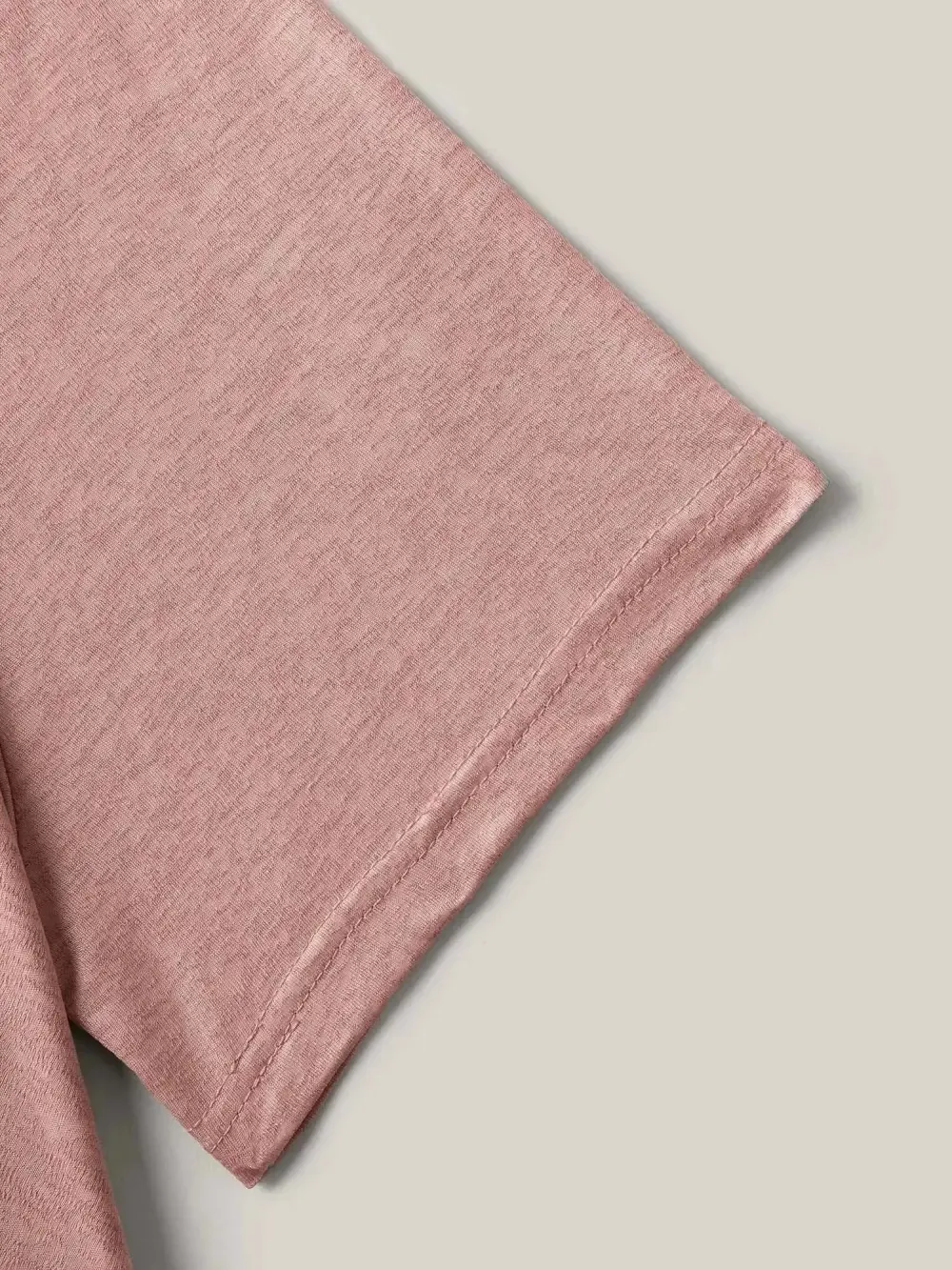 Handkerchief Hem Plain Oversized T-Shirt