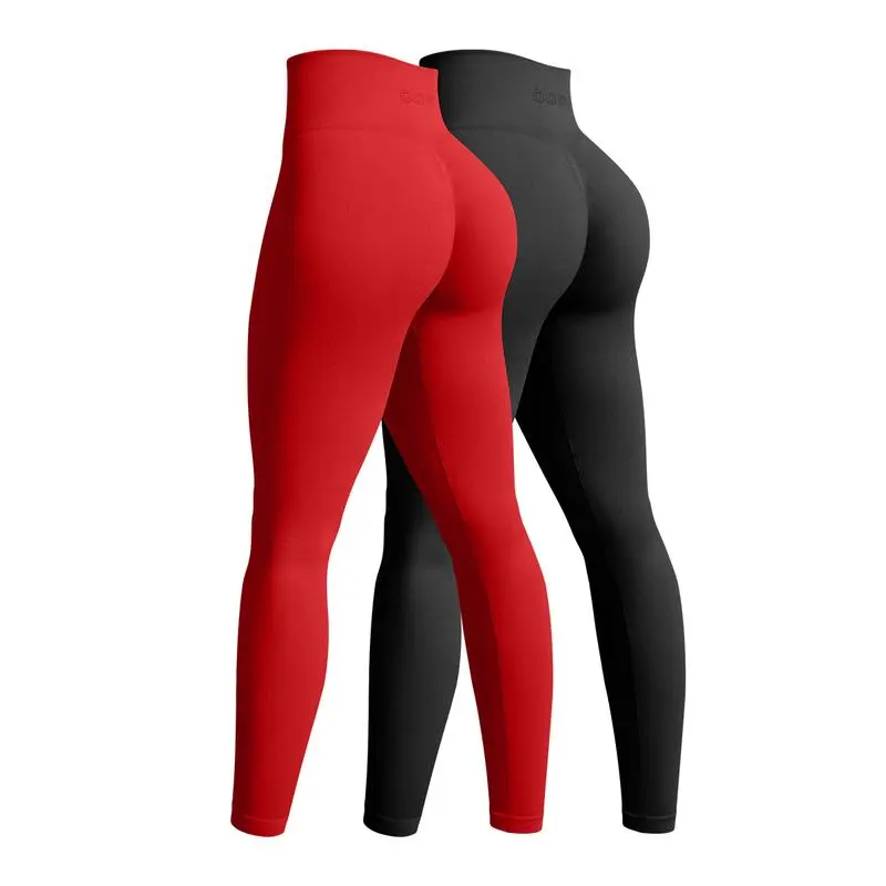 Women’s Seamless Workout pants-High-Waist Butt-Lifting Yoga Leggings