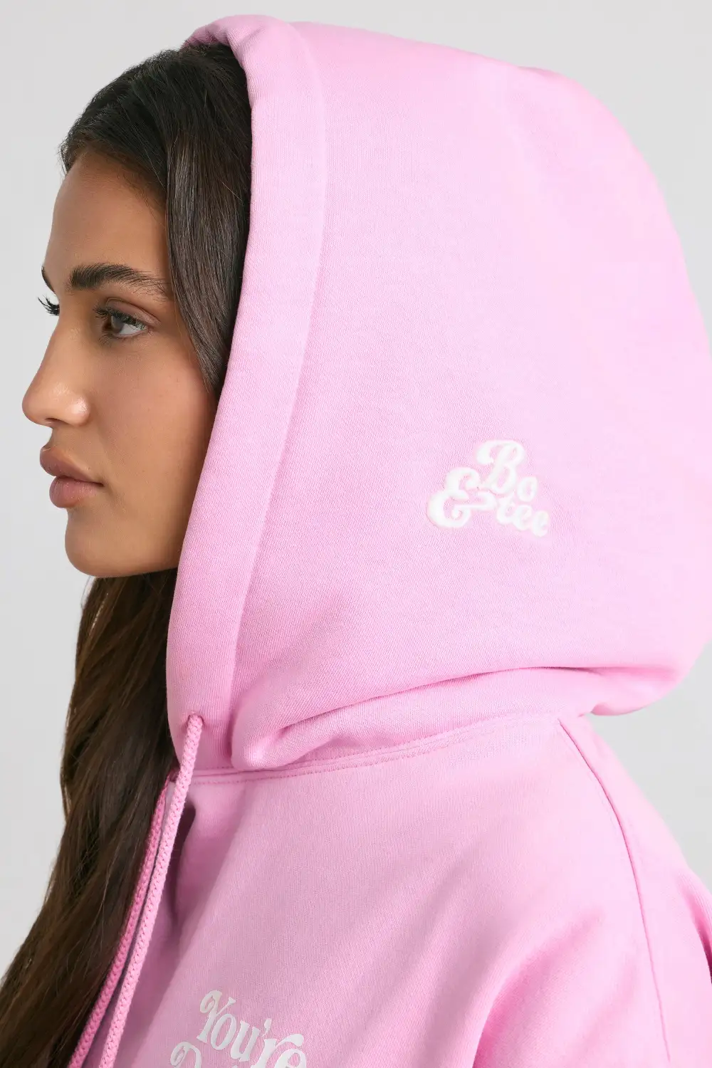 Sunday Love - Oversized Hoodie in Bubblegum Pink