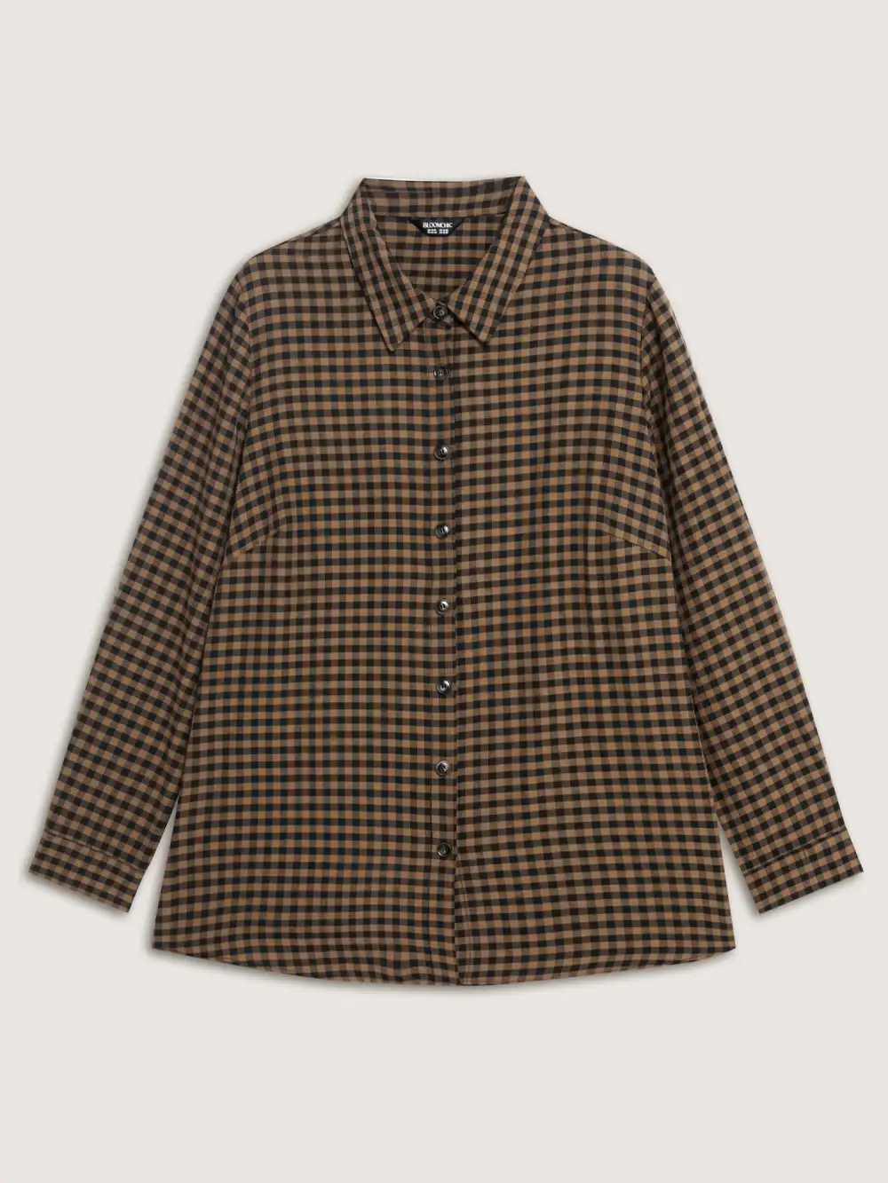 Checkered Button-Down Shirt