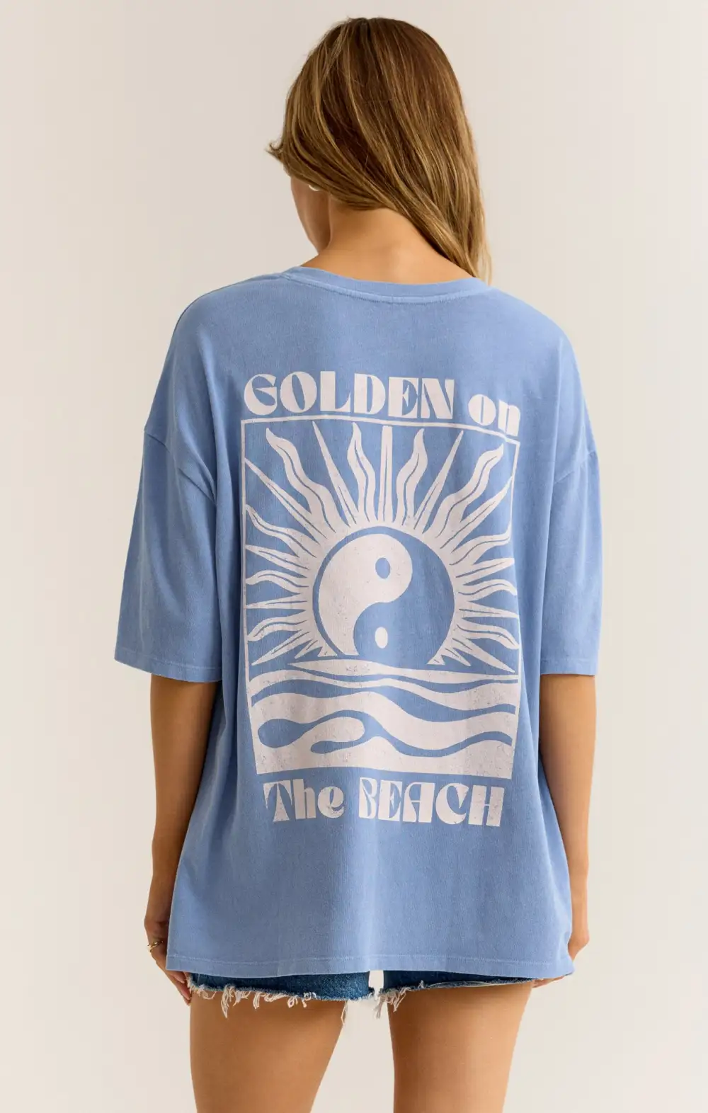 Golden SoCal Oversized Tee