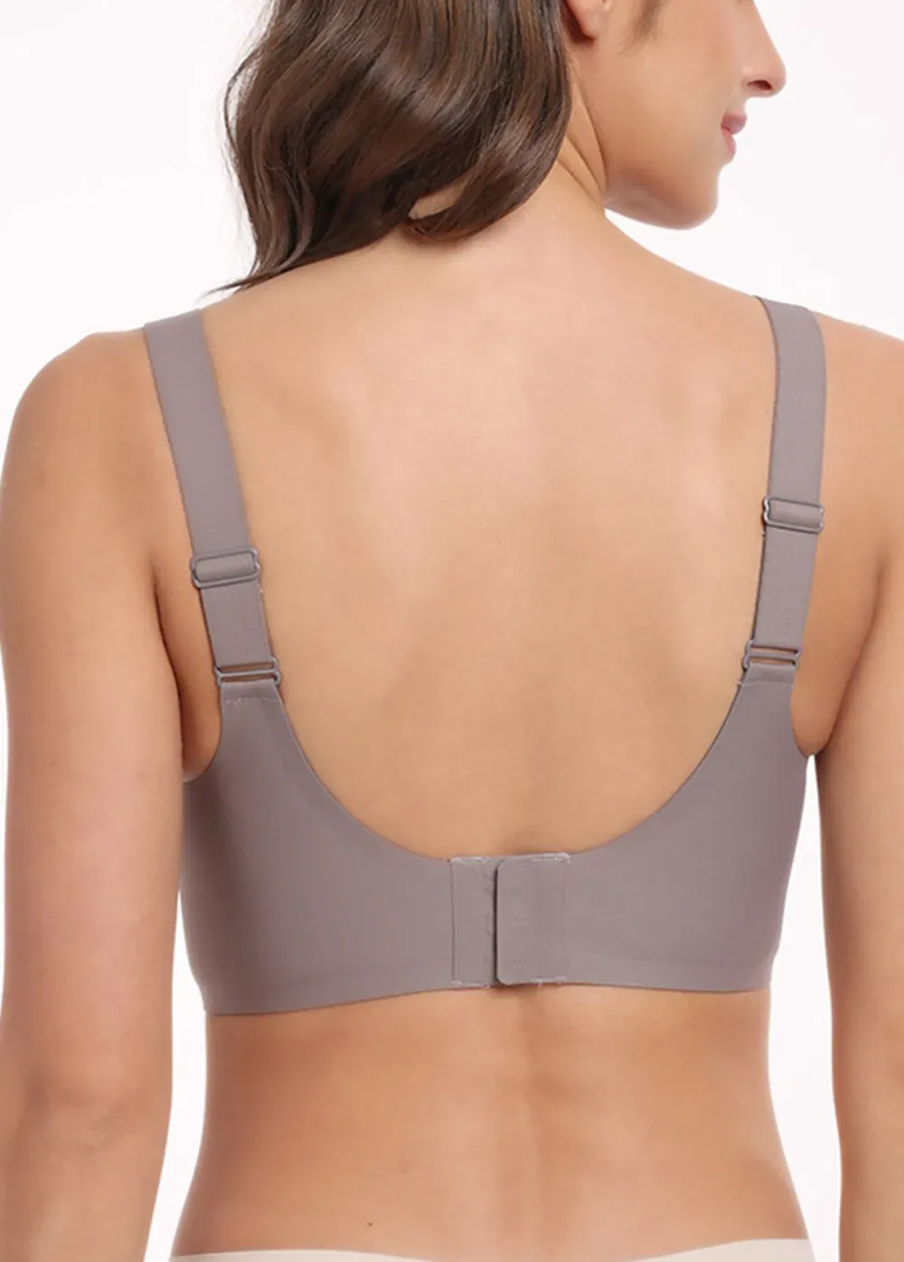 Dusty Purple V Neck Adjustable Bra