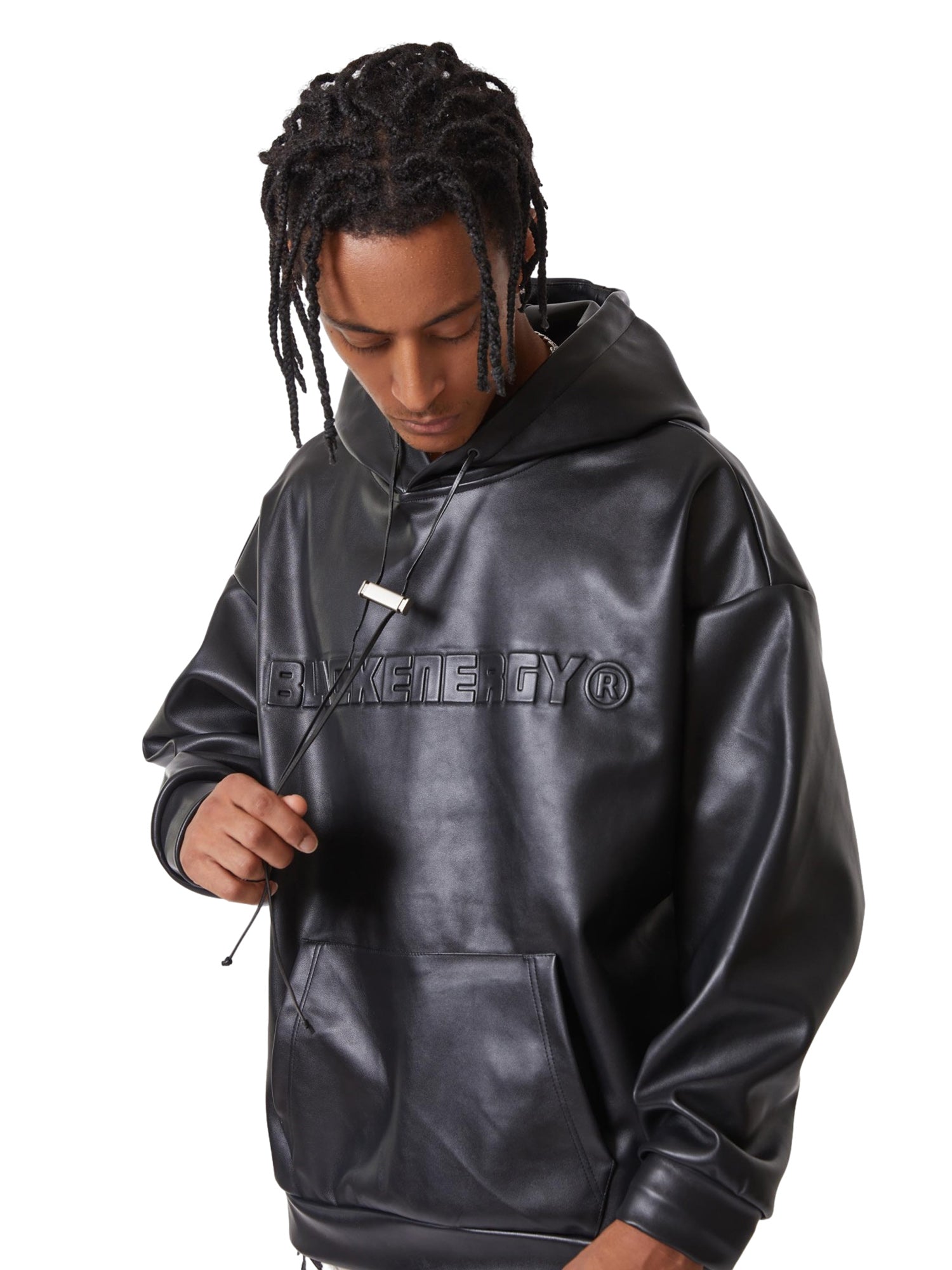 American Vintage Leather Sweatshirt
