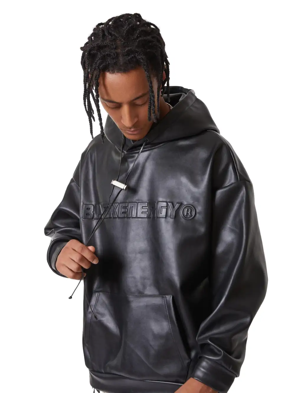 American Vintage Leather Sweatshirt