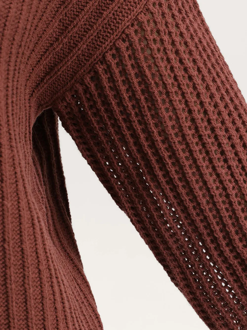 Textured Zipper Front Hooded Knit Cardigan