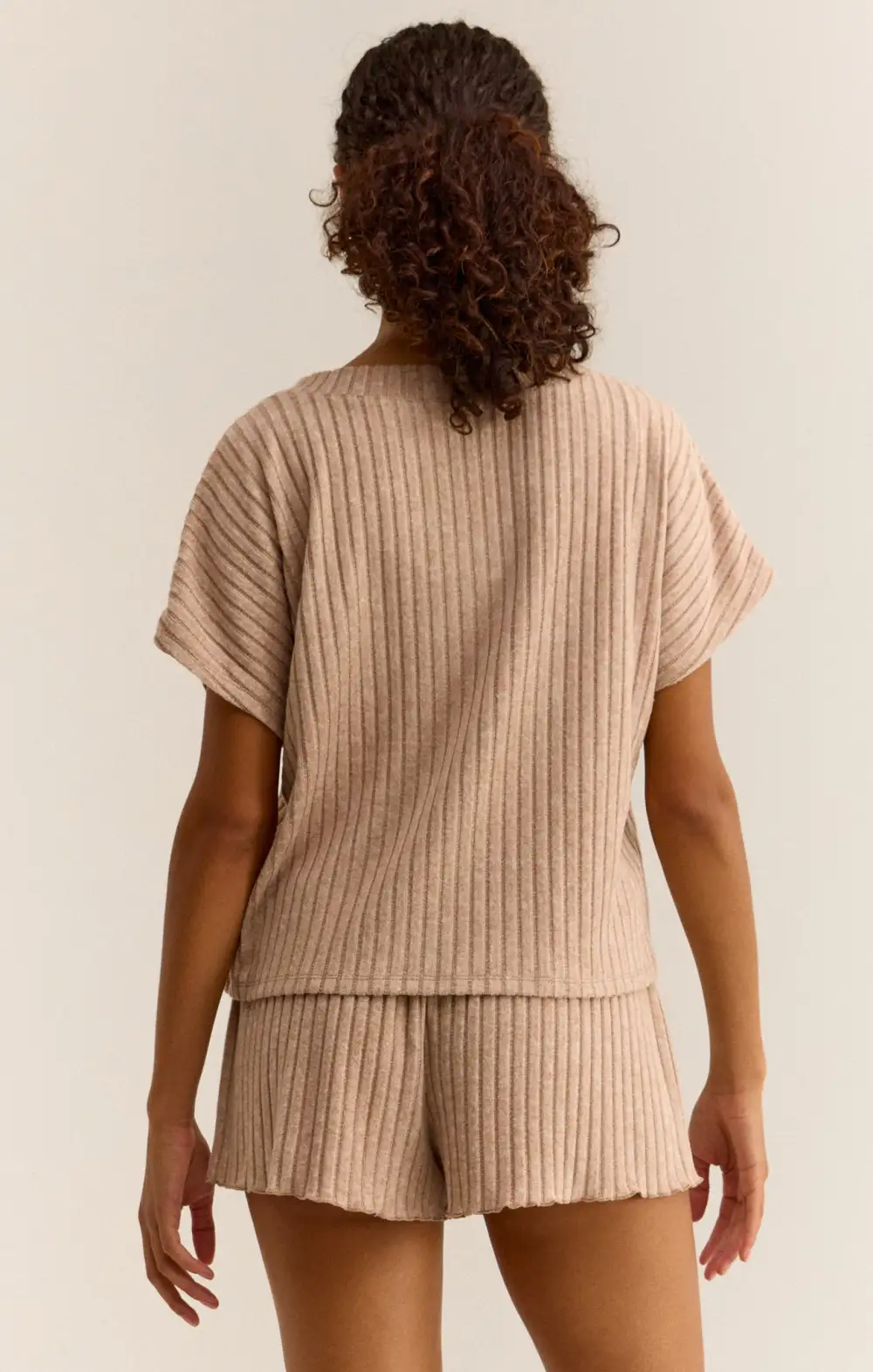 Dawn Smocked Rib Short