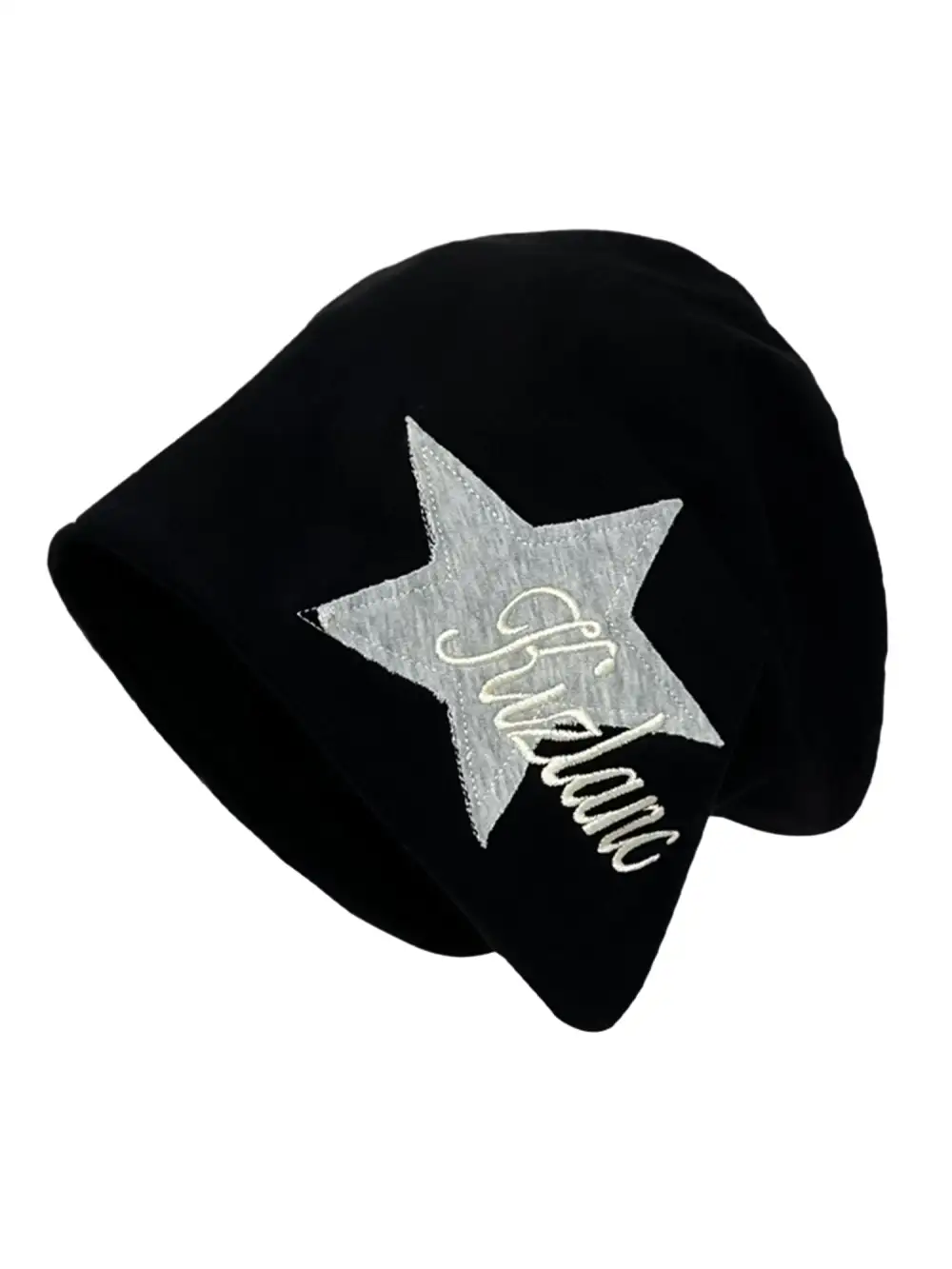 Star Embroidered Wrap Hat - 1703