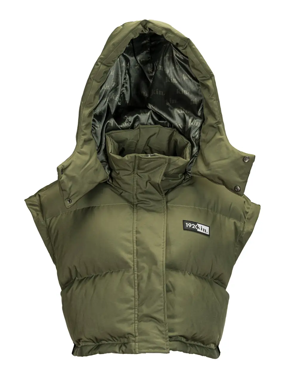 Green Chive Mid Utility Puffer