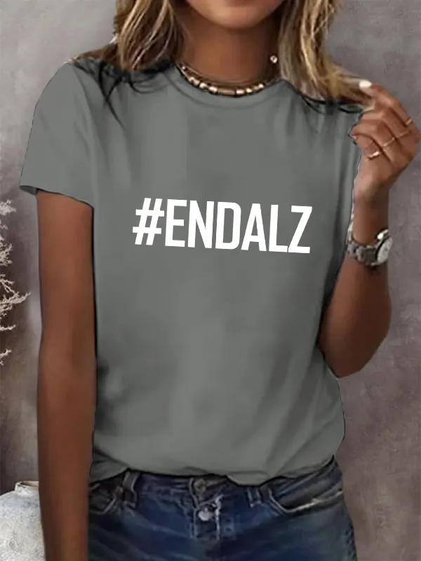 Women'S Alzheimers Awareness Casual T-Shirt