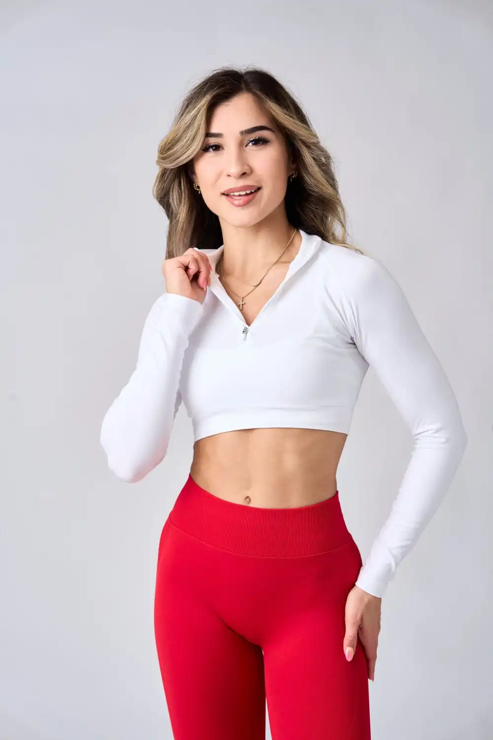 W543 Core Hourglass quarter zip