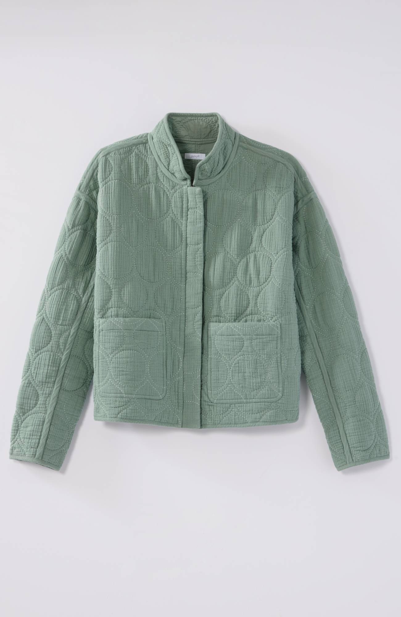 pure jill double-gauze quilted jacket