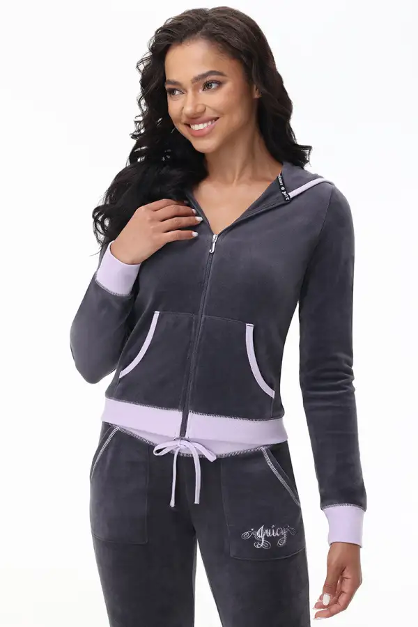 Sweetheart Cotton Velour Hoodie