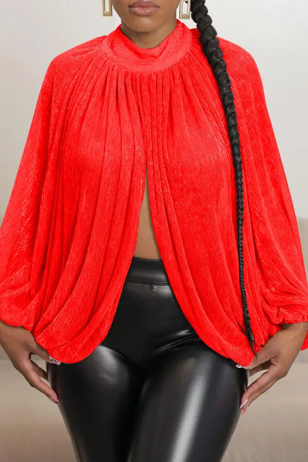  Modern High Split Irregular Blouse