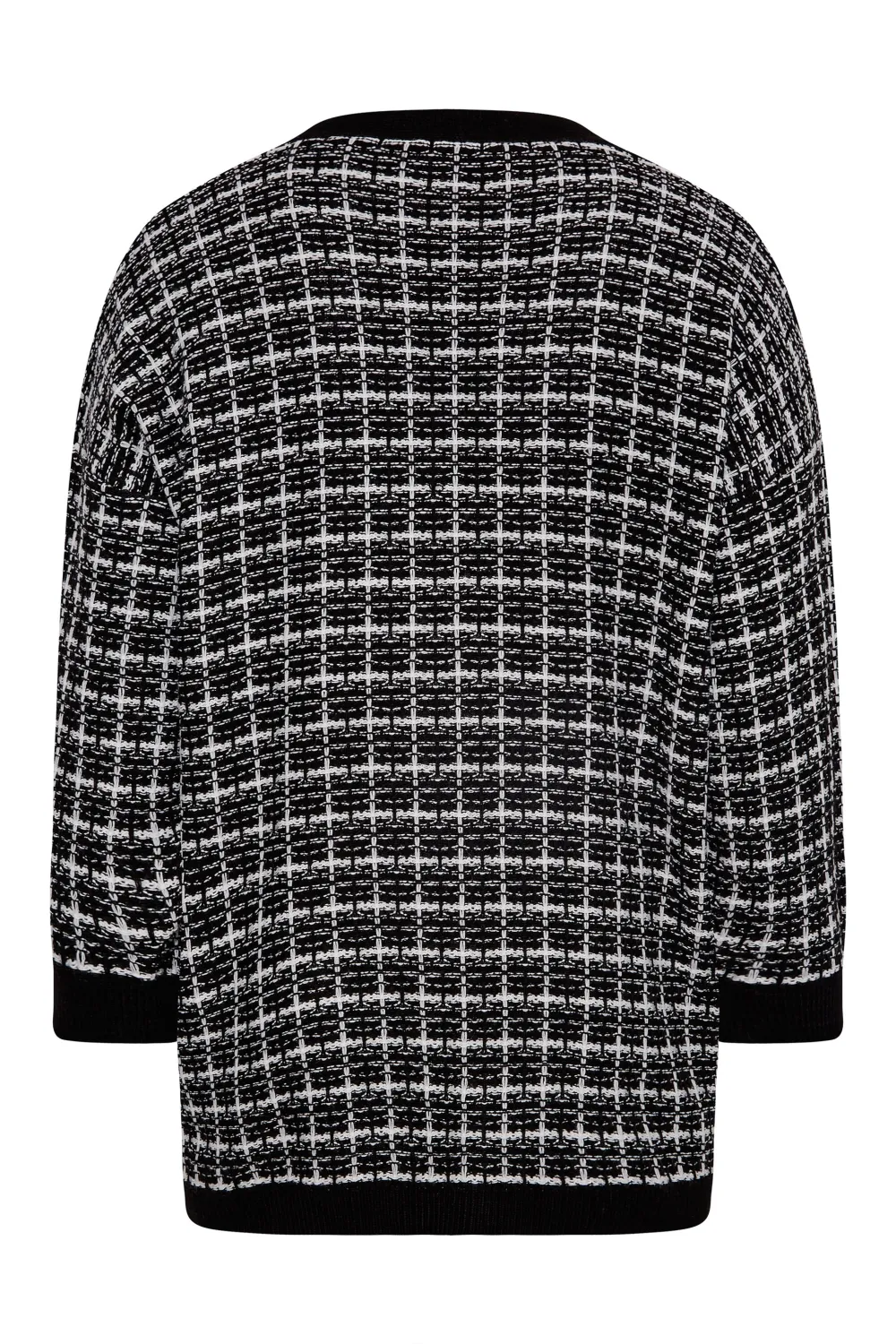 YOURS Curve Black Boucle Cardigan