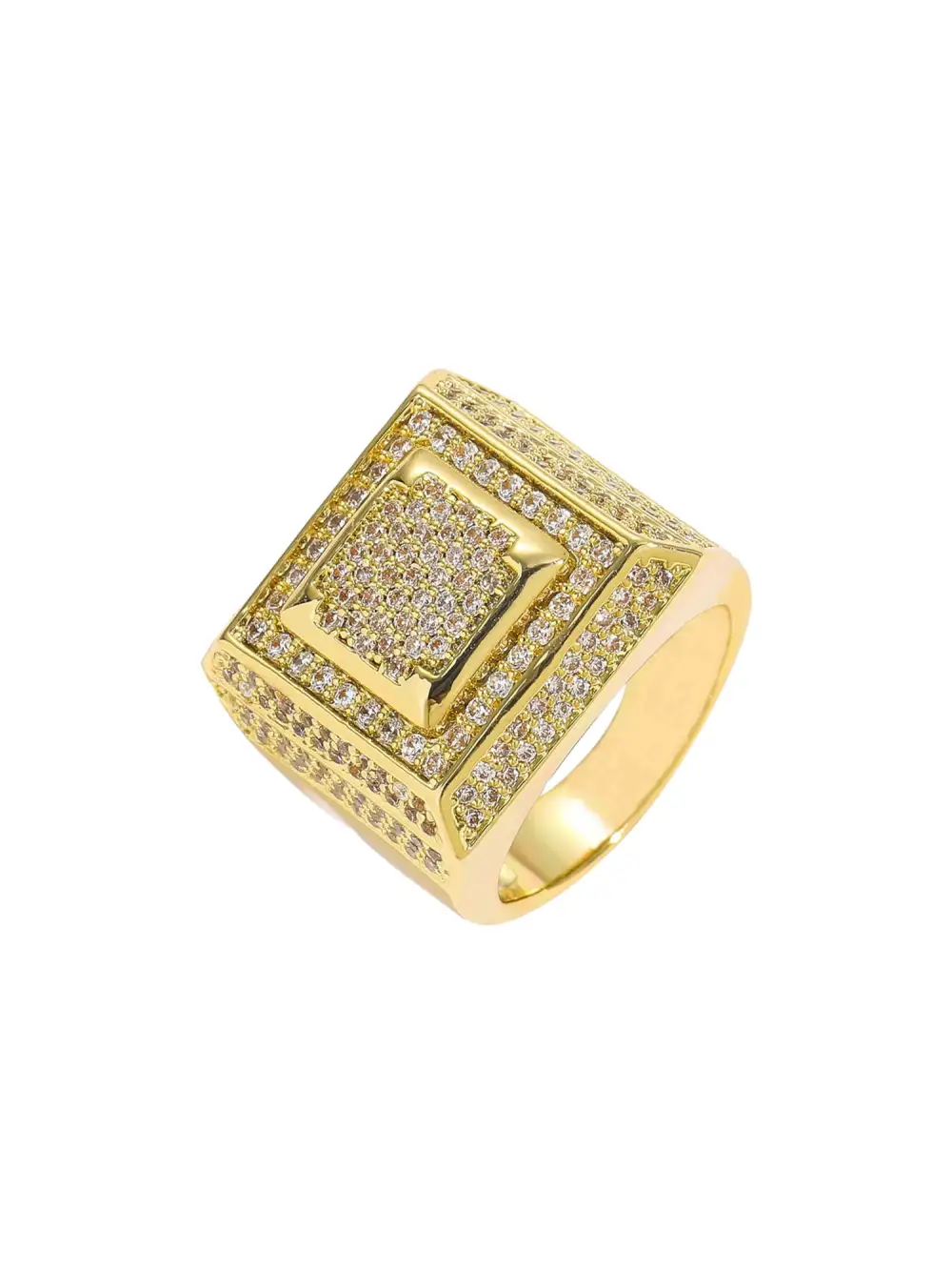 Hip Hop Zirconia Ring