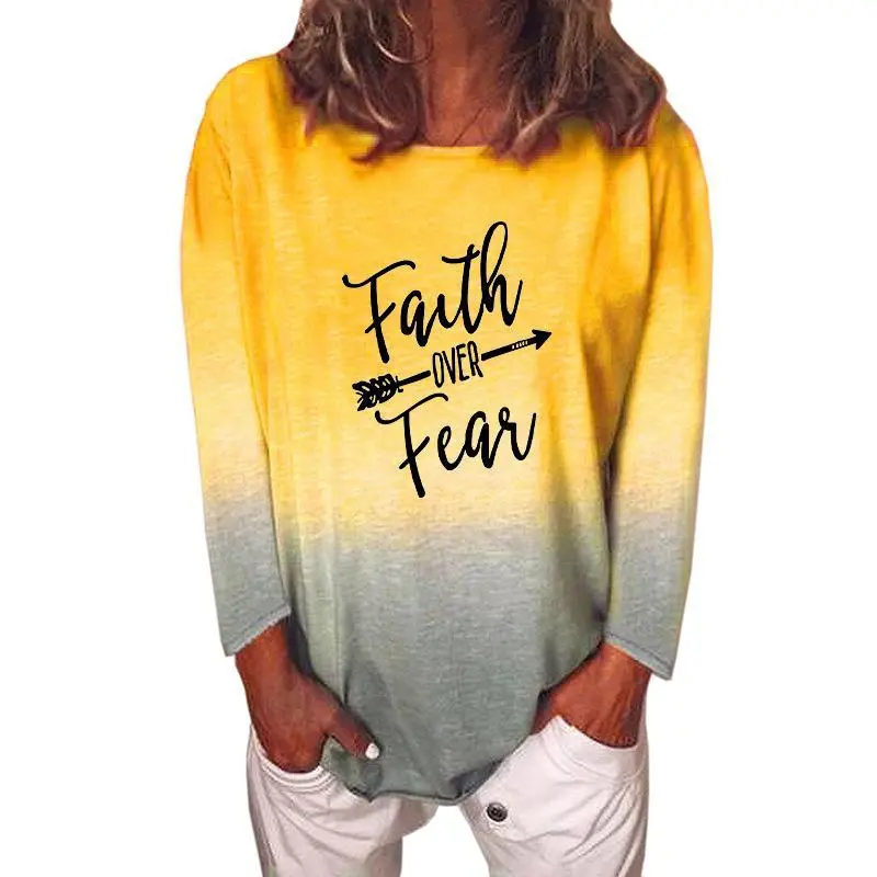 Autumn Round Collar Long Sleeve Conventional T-shirt