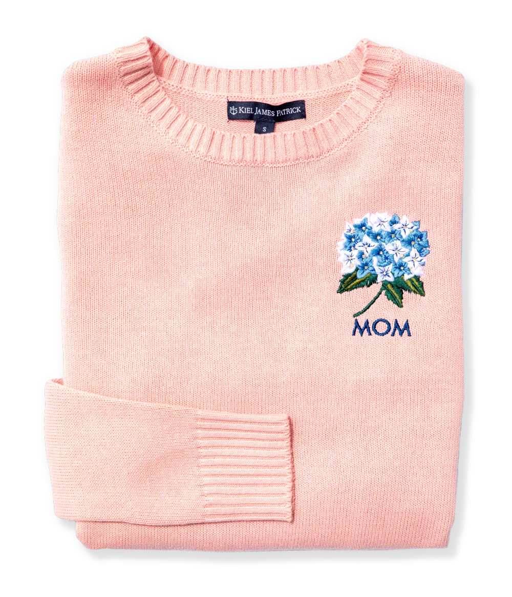 Hydrangea  Monogram Sweater