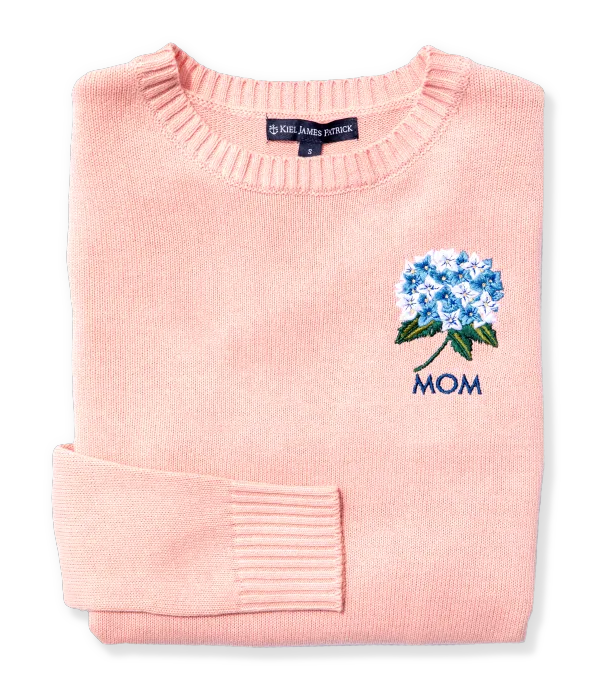 Hydrangea  Monogram Sweater