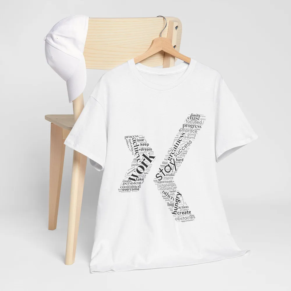 Mental Health Print Round Neck Short Sleeve T-Shirt