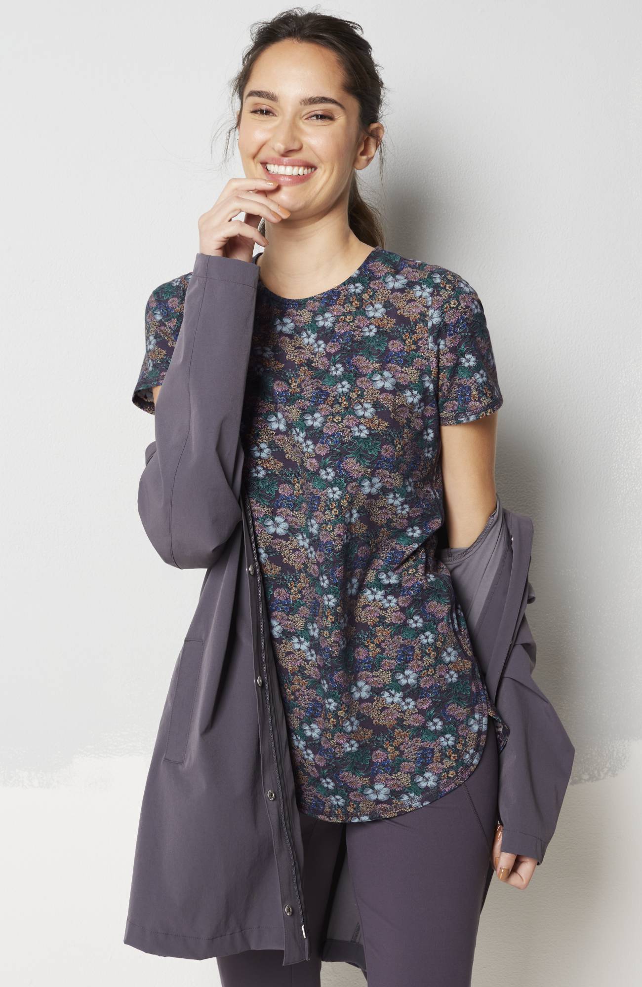 fit progress pima-stretch shirttail tee