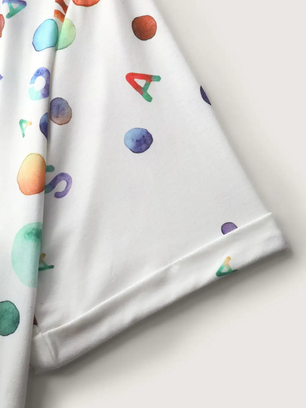 Alphabets Party Round Neck T-Shirt