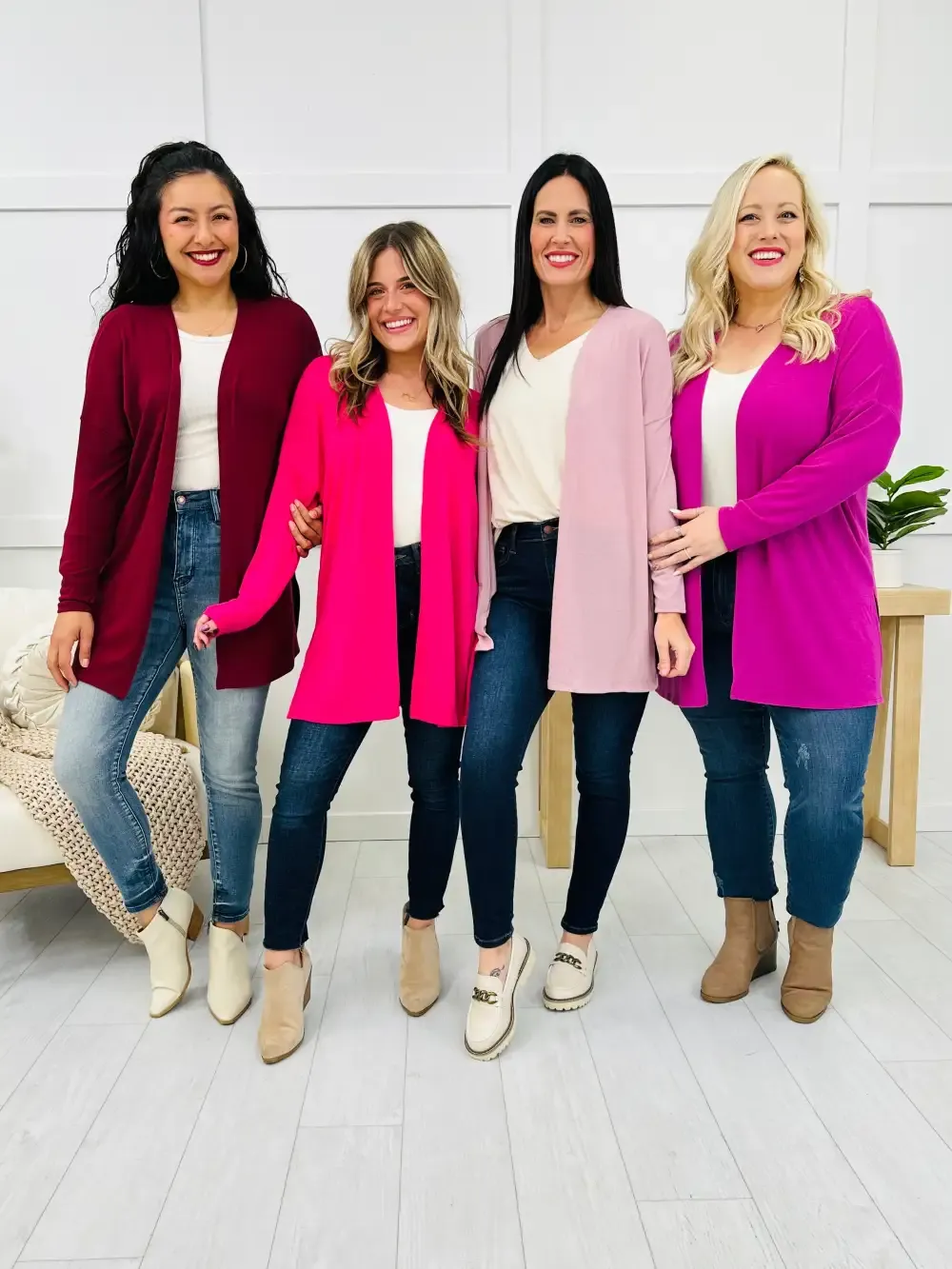 REG/CURVY The Comfiest Cardigan--Multiple Colors