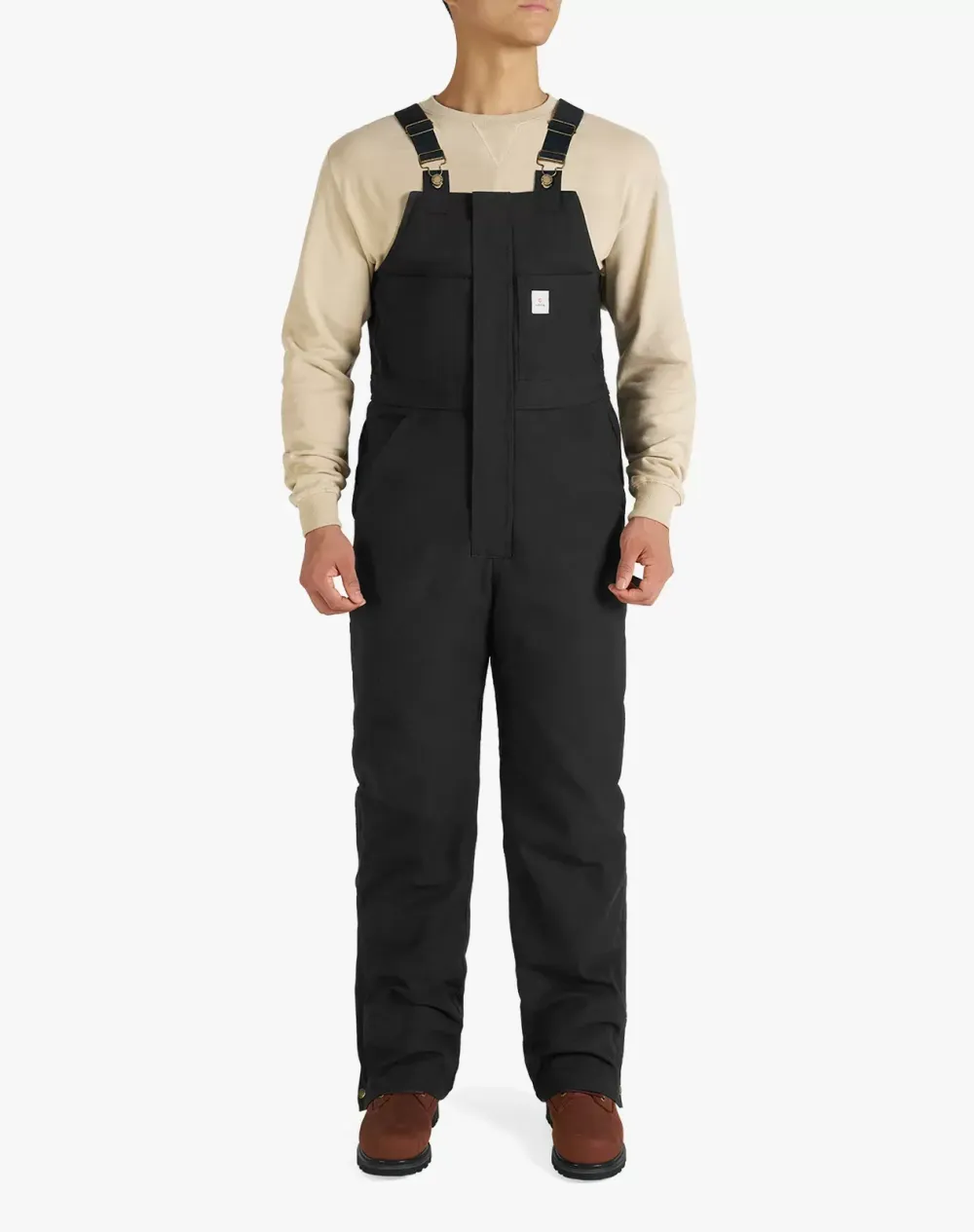 Men's Elastic Canvas Overalls - Loose and Lightweight Workwear