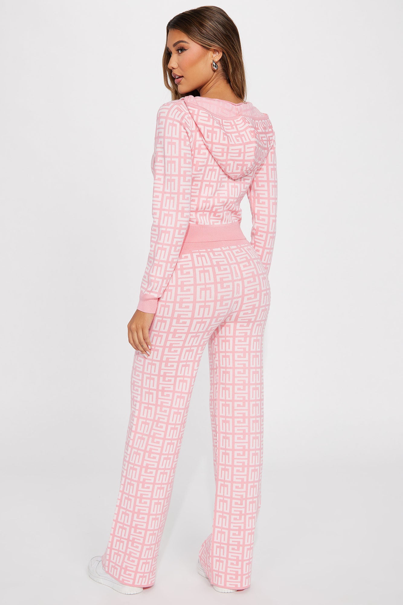 Got A Crush 3 Piece Pant Set - Pink/combo