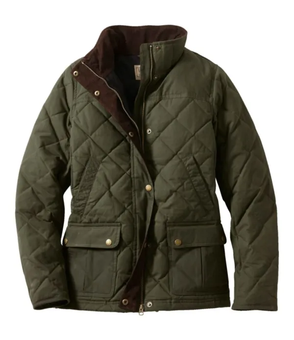 Women's Upcountry Waxed-Cotton Down Jacket