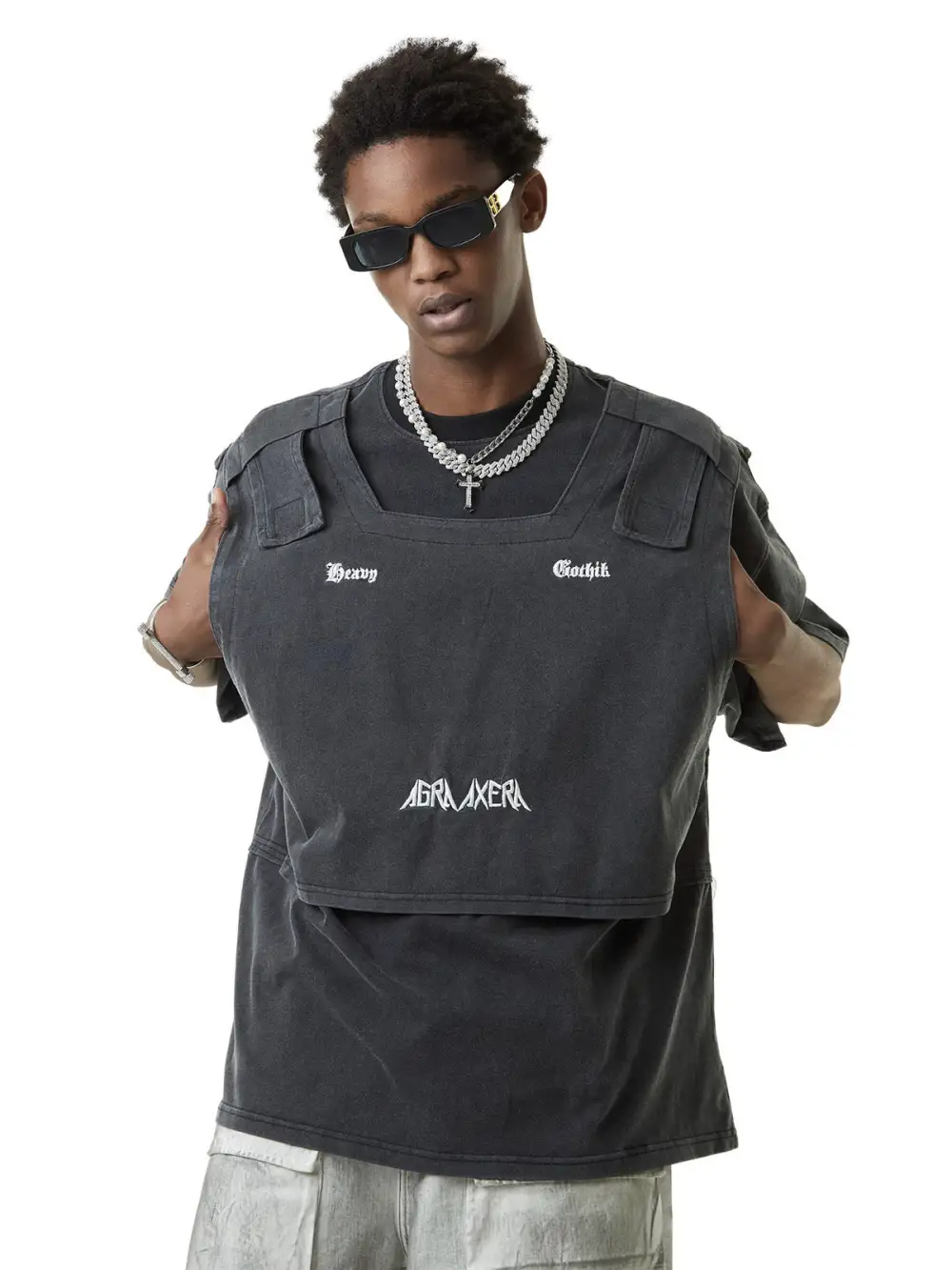 Blown Blod Vocal Font Rap T-Shirt - 2044