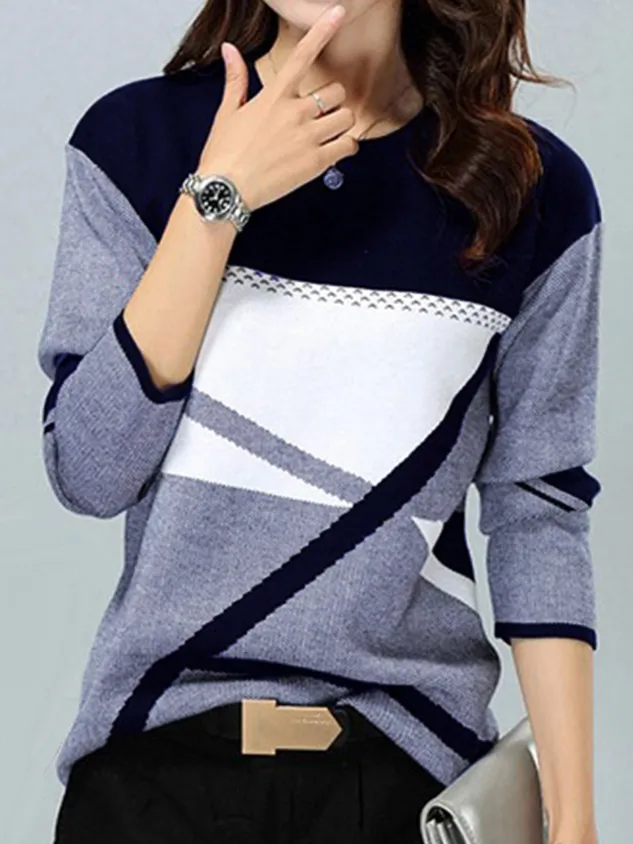 (Clearance Sale⚡) Daily Geometric Cotton Blends T-shirt