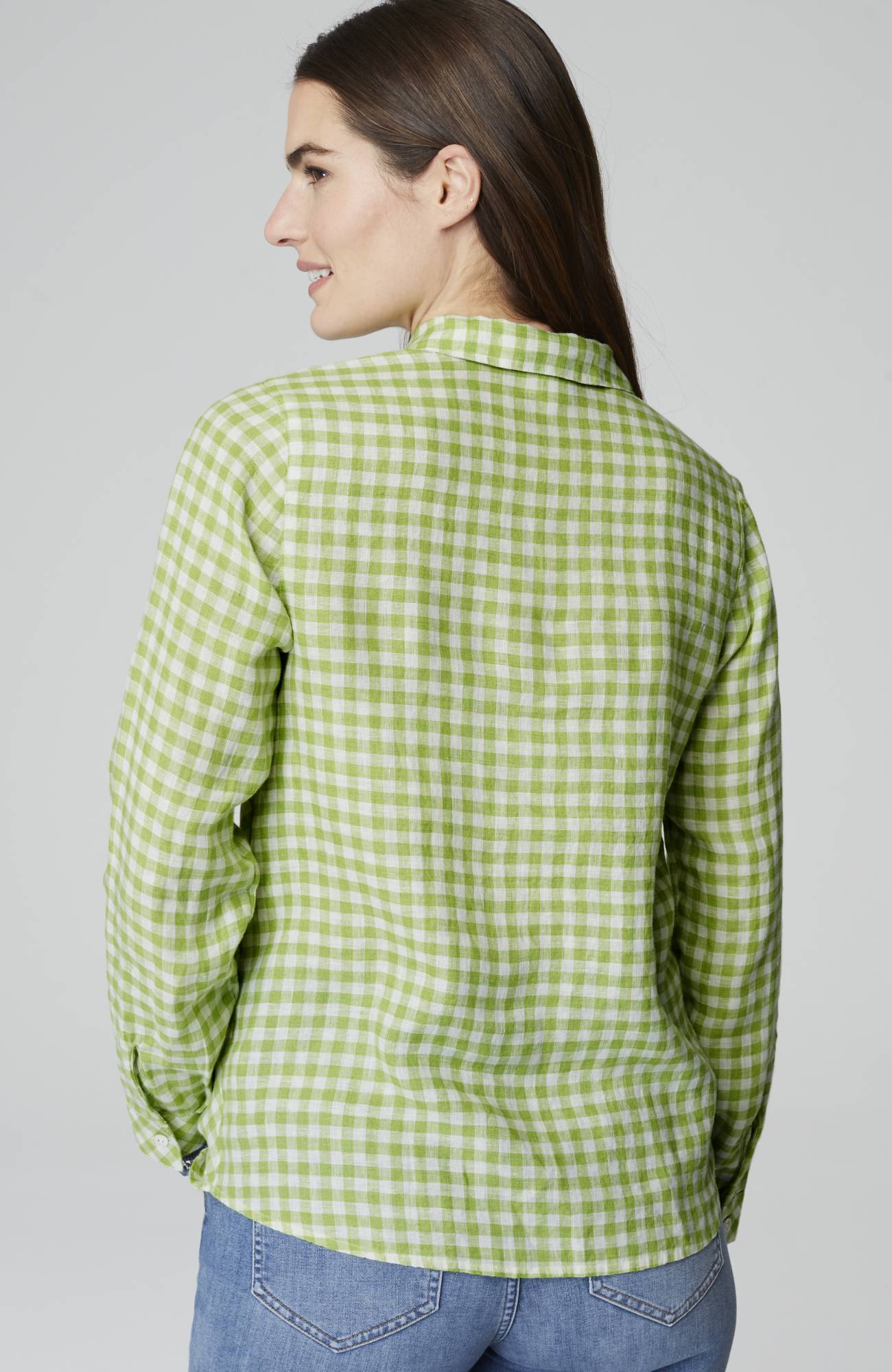 Linen Gingham Popover
