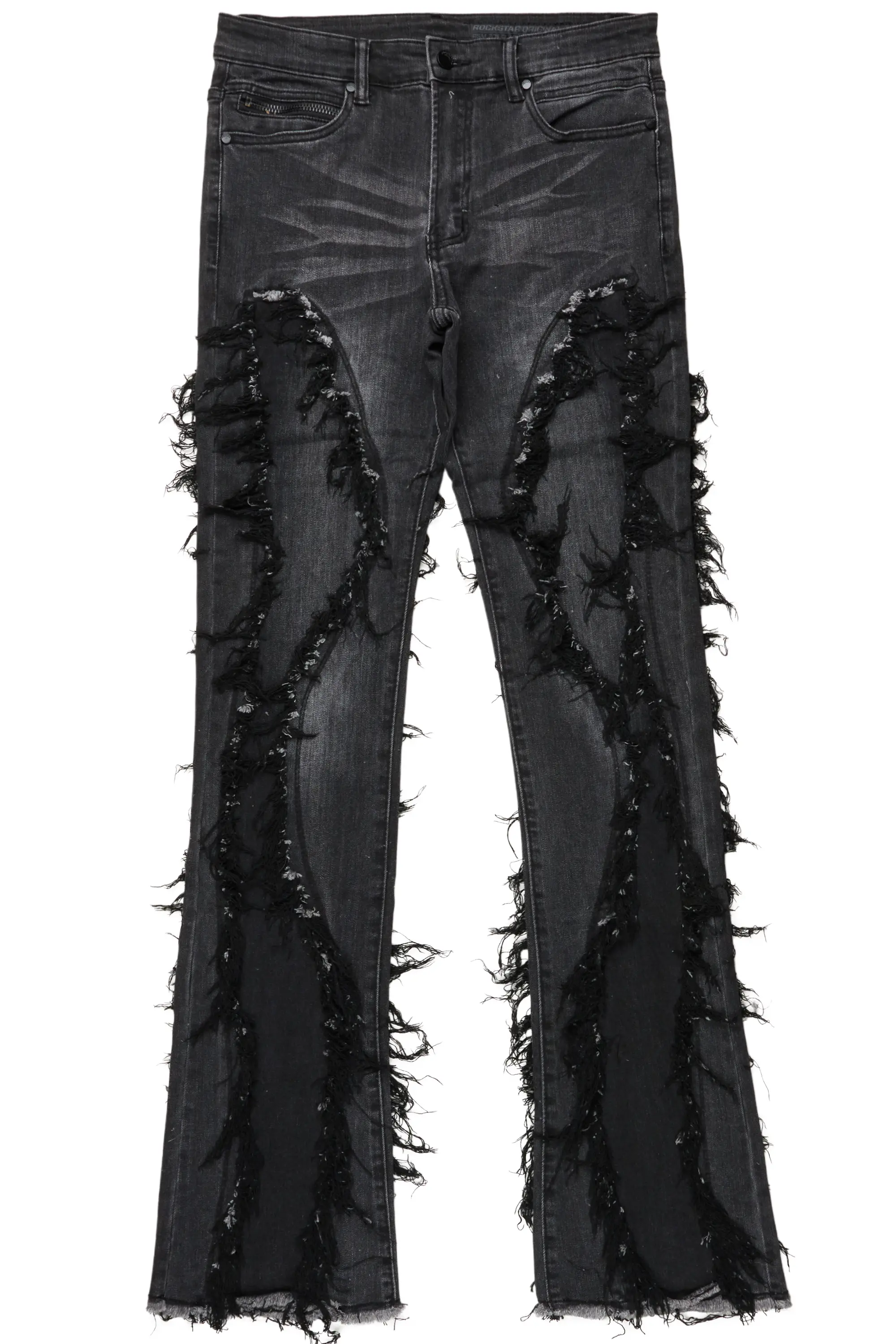 Tristan Grey Stacked Flare Jean